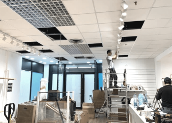 Impianto elettrico negozio intimo