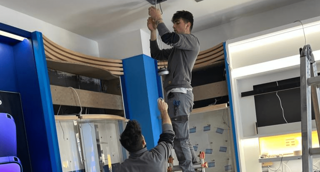 Impianto elettrico negozio TIM Sassuolo