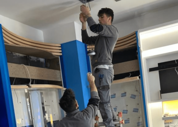 Impianto elettrico negozio TIM Sassuolo