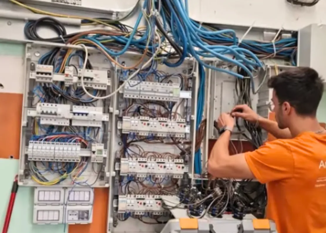 Impianto elettrico capannone industriale