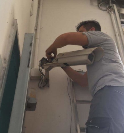 Impianto di videosorveglianza per capannone industriale